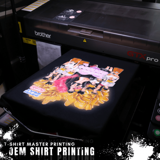 รับผลิตเสื้อยืดพร้อมสกรีน อ่อนนุช - โรงงานผลิตเสื้อยืดพร้อมสกรีน DTG และ DFT ตามแบบ