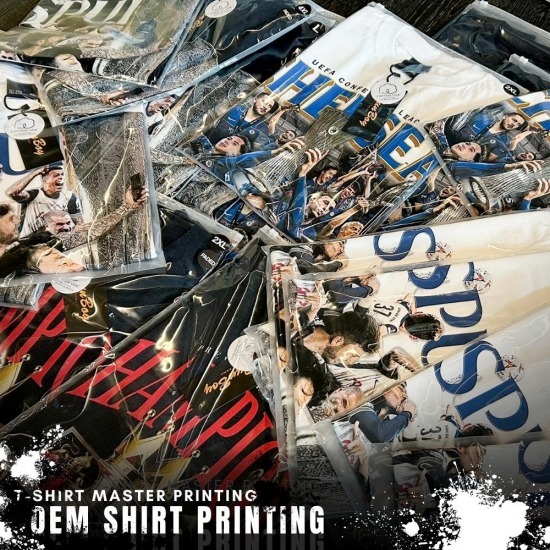 รับสกรีนเสื้อยืด ไม่มีขั้นต่ำ - โรงงานผลิตเสื้อยืดพร้อมสกรีน DTG และ DFT ตามแบบ