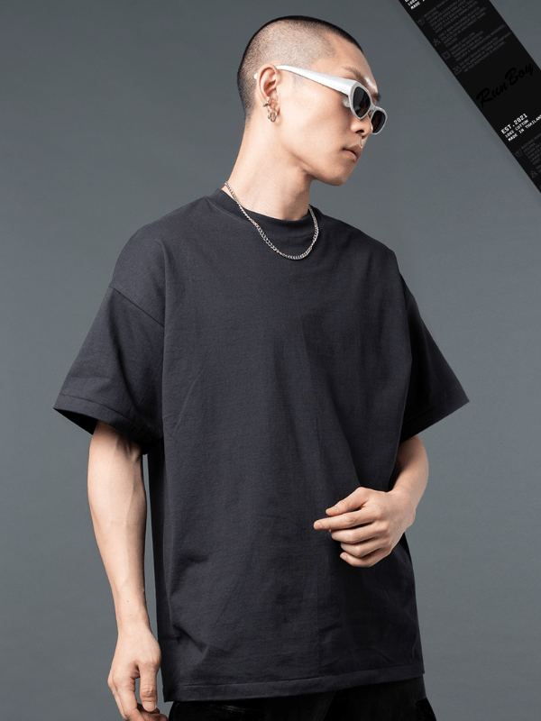 Drop Shoulder T-Shirt – Black